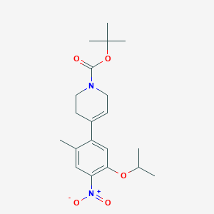 B8275093 tert-butyl 4-(5-isopropoxy-2-methyl-4-nitrophenyl)-5,6-dihydropyridine-1(2H)-carboxylate CAS No. 1032903-52-8