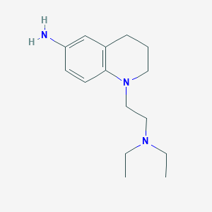 molecular formula C15H25N3 B8275127 1-(2-(Diethylamino)ethyl)-1,2,3,4-tetrahydroquinolin-6-amine 