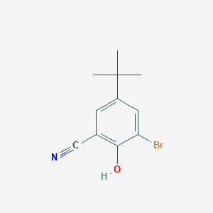 2-Hydroxy-3-bromo-5-(1,1-dimethylethyl)-benzonitrile
