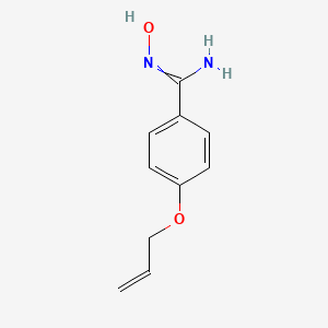 molecular formula C10H12N2O2 B8275346 4-Allyloxy-N-hydroxy-benzamidine 