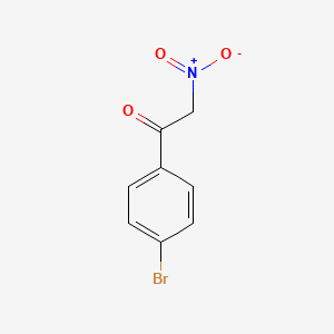 molecular formula C8H6BrNO3 B8275363 alpha-Nitro-4'-bromoacetophenone 