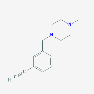 1-(3-Ethynylbenzyl)-4-methylpiperazine
