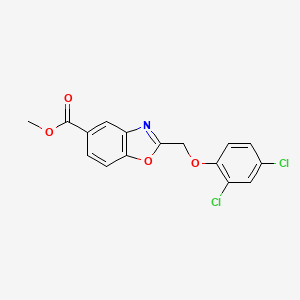 2-(2,4-Dichlorophenoxymethyl)-benzoxazole-5-carboxylic acid methyl ester