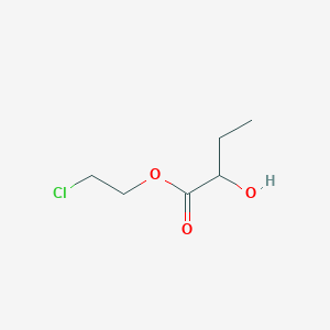 molecular formula C6H11ClO3 B8275515 2-Chloroethyl 2-hydroxybutyrate 