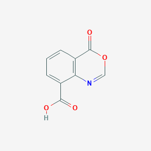 molecular formula C9H5NO4 B8275559 4-oxo-4H-3,1-benzoxazine-8-carboxylic acid 