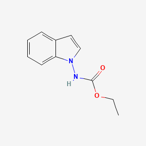 N-(1H-indol-1-yl) carbamic acid ethyl ester