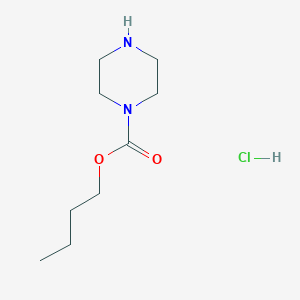 molecular formula C9H19ClN2O2 B8275665 Butoxycarbonylpiperazine hydrochloride 