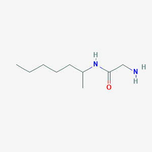molecular formula C9H20N2O B8275676 2-Amino-N-(1-methylhexyl)acetamide 