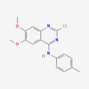 2-chloro-6,7-dimethoxy-N-(4-methylphenyl)quinazolin-4-amine