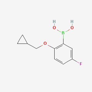 (2-(Cyclopropylmethoxy)-5-fluorophenyl)boronic acid