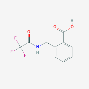 molecular formula C10H8F3NO3 B8275906 Trifluoroacetamidomethyl benzoic acid 