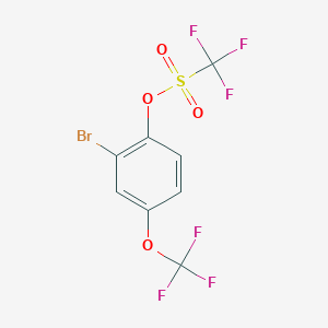 2-Bromo-4-(trifluoromethoxy)phenyl Trifluoromethanesulfonate