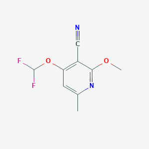 4-(Difluoromethoxy)-2-methoxy-6-methylpyridine-3-carbonitrile