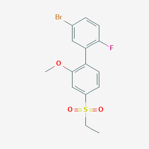 5'-Bromo-4-(ethylsulfonyl)-2'-fluoro-2-methoxy-1,1'-biphenyl