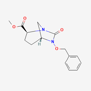 (2S,5R)-methyl 6-(benzyloxy)-7-oxo-1,6-diazabicyclo[3.2.1]octane-2-carboxylate