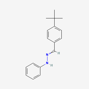 molecular formula C17H20N2 B8276125 4-Tert-butylbenzaldehyde-phenylhydrazone 