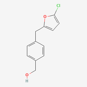 (4-(5-Chloro-furan-2-ylmethyl)-phenyl)-methanol