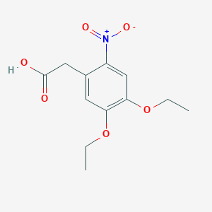 4,5-Diethoxy-2-nitro-phenylacetic acid