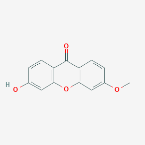molecular formula C14H10O4 B8276244 6-Hydroxy-3-methoxyxanthone 