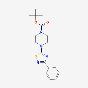 Tert-butyl 4-(3-phenyl-1,2,4-thiadiazol-5-yl)piperazine-1-carboxylate