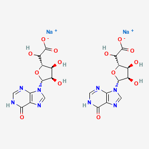 molecular formula C22H22N8Na2O14 B8276402 Disodium 5'--inosinate 
