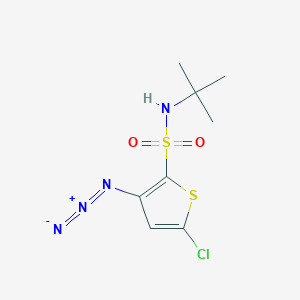 3-azido-N-(tert-butyl)-5-chlorothiophene-2-sulfonamide