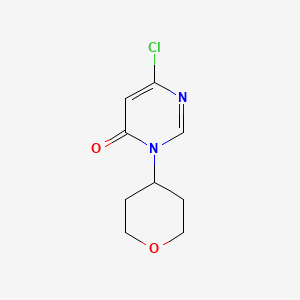 6-chloro-3-(tetrahydro-2H-pyran-4-yl)pyrimidin-4(3H)-one