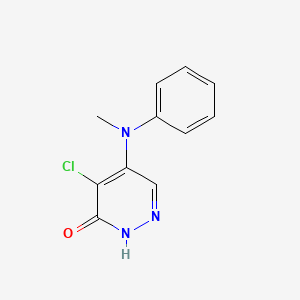 4-chloro-5-(methyl-phenyl-amino)-2H-pyridazin-3-one