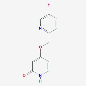 4-((5-Fluoropyridin-2-yl)methoxy)pyridin-2(1H)-one