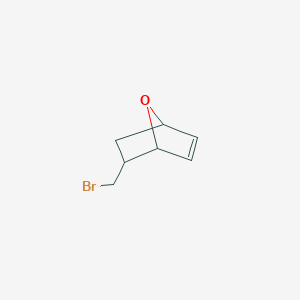 molecular formula C7H9BrO B8276732 7-Oxanorborn-2-en-5-yl-methyl bromide 