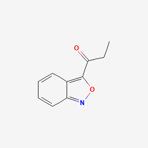 molecular formula C10H9NO2 B8276736 3-Propionyl-2,1-benzisoxazole 