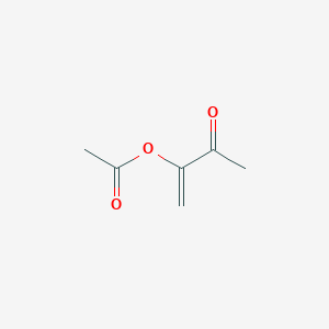 molecular formula C6H8O3 B8276751 2-Acetoxy-1-butene-3-one 
