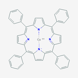 molecular formula C44H28CuN4 B082770 铜;5,10,15,20-四苯基-21,23-二氢卟啉 CAS No. 14172-91-9