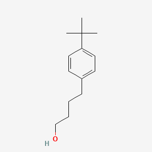 molecular formula C14H22O B8277242 4-[4-(1,1-Dimethylethyl)phenyl]-butanol 