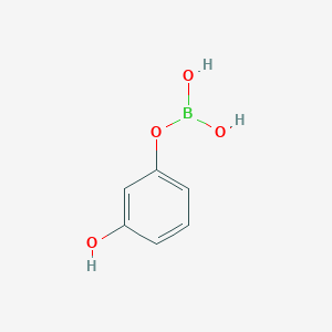 molecular formula C6H7BO4 B8277278 3-Hydroxyphenylboric acid 