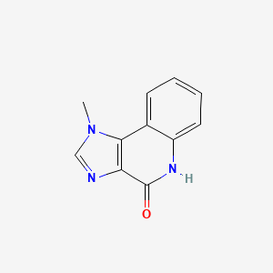 molecular formula C11H9N3O B8277281 4-hydroxy-1-methyl-1H-imidazo[4,5-c]quinoline 
