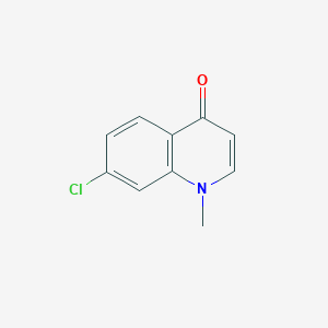 molecular formula C10H8ClNO B8277289 7-Chloro-1-methyl-4-quinolone 