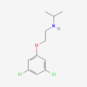 molecular formula C11H15Cl2NO B8277295 2-(3,5-dichlorophenoxy)-N-(1-methylethyl)ethanamine 