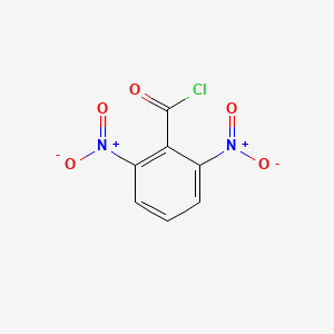 molecular formula C7H3ClN2O5 B8277357 2,6-Dinitrobenzoyl chloride 