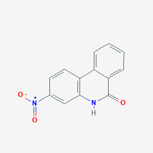 molecular formula C13H8N2O3 B8277431 3-Nitro-6(5h)-phenanthridinone 