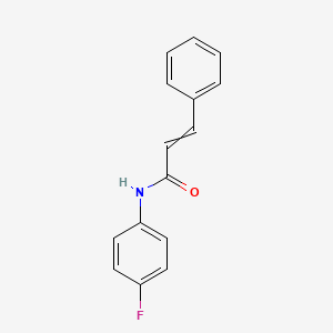 N-(4-fluorophenyl)-3-phenylprop-2-enamide