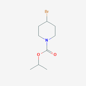 molecular formula C9H16BrNO2 B8277462 Propan-2-yl 4-bromopiperidine-1-carboxylate 