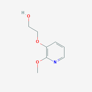 molecular formula C8H11NO3 B8277609 3-(2-Hydroxyethoxy)-2-methoxypyridine 