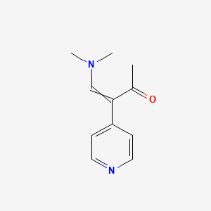 molecular formula C11H14N2O B8277853 1-(4-Pyridinyl)-2-(dimethylamino)ethenyl methyl ketone CAS No. 78504-61-7
