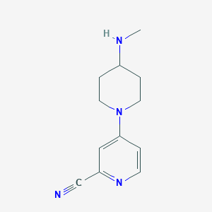 4-(4-(Methylamino)piperidin-1-yl)picolinonitrile
