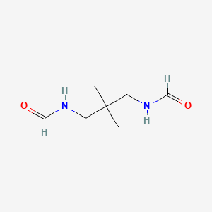 molecular formula C7H14N2O2 B8277885 N,N'-diformyl-2,2-dimethylpropane-1,3-diamine 