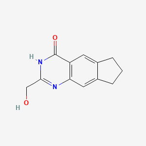 2-Hydroxymethyl-3,4,7,8-tetrahydro-6H-cyclopenta[g]quinazolin-4-one