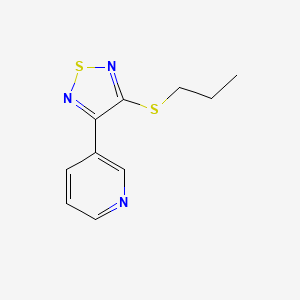 3-(3-Propylthio-1,2,5-thiadiazol-4-yl)pyridine