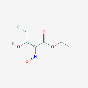 molecular formula C6H8ClNO4 B8278092 Ethyl 2-hydroxyimino-3-oxo-4-chlorobutyrate 