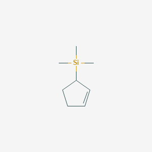 molecular formula C8H16Si B082781 3-(三甲基硅基)环戊烯 CAS No. 14579-08-9